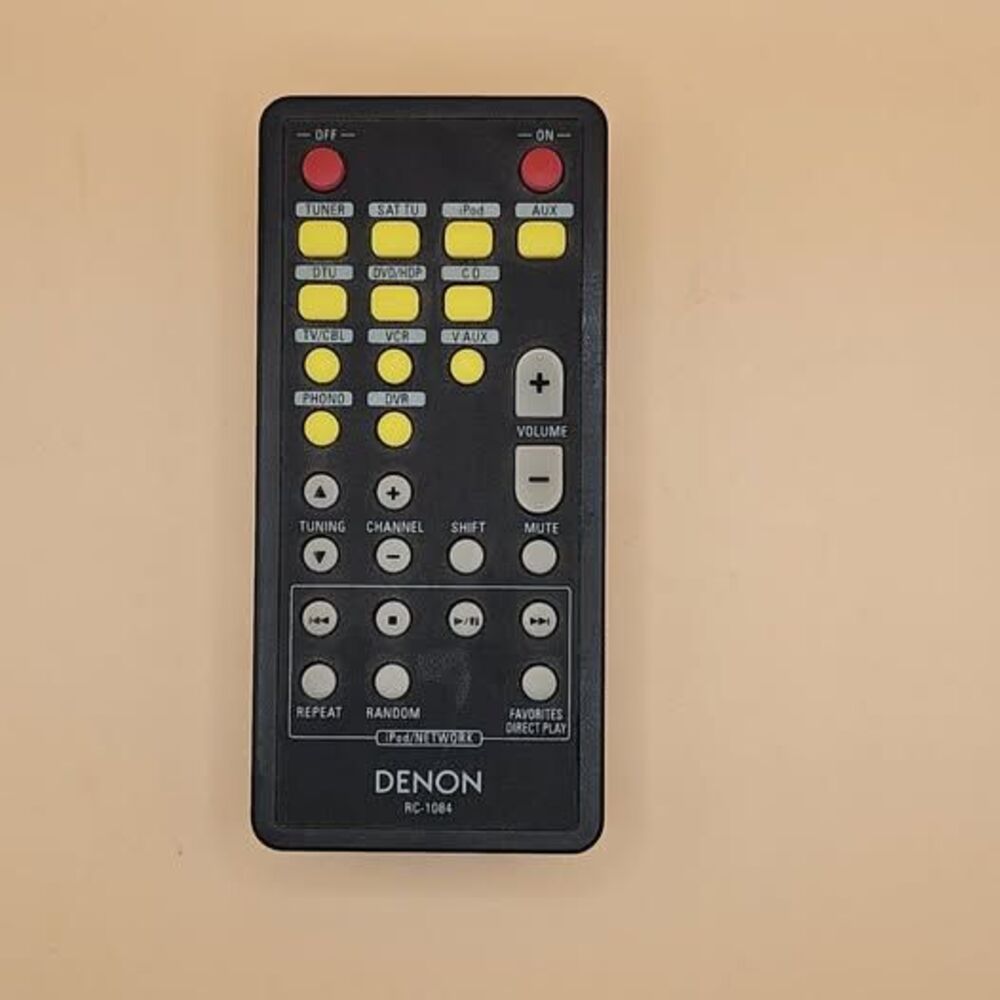 DENON RC-1084 Remote Control For AV Receiver AVR-2308CI - Tested and Working